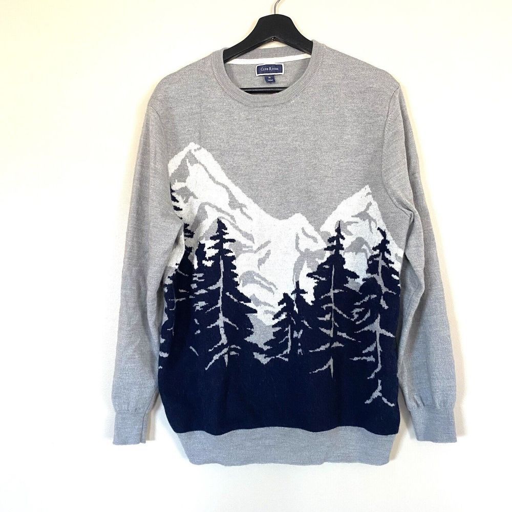 Club Room Men’s Merino Wool Blend Sweater Size XL